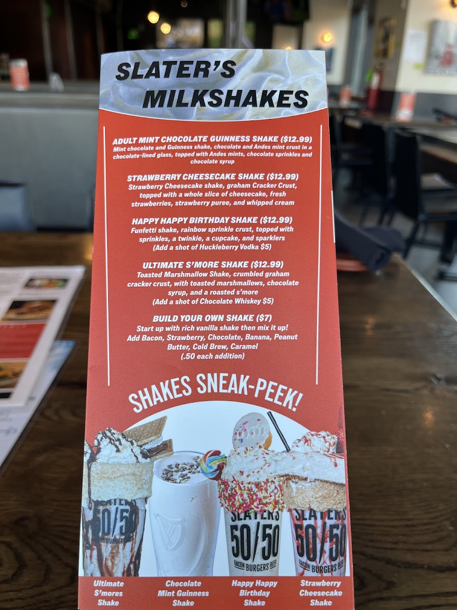 Slater's 50/50 Menu - Image 3